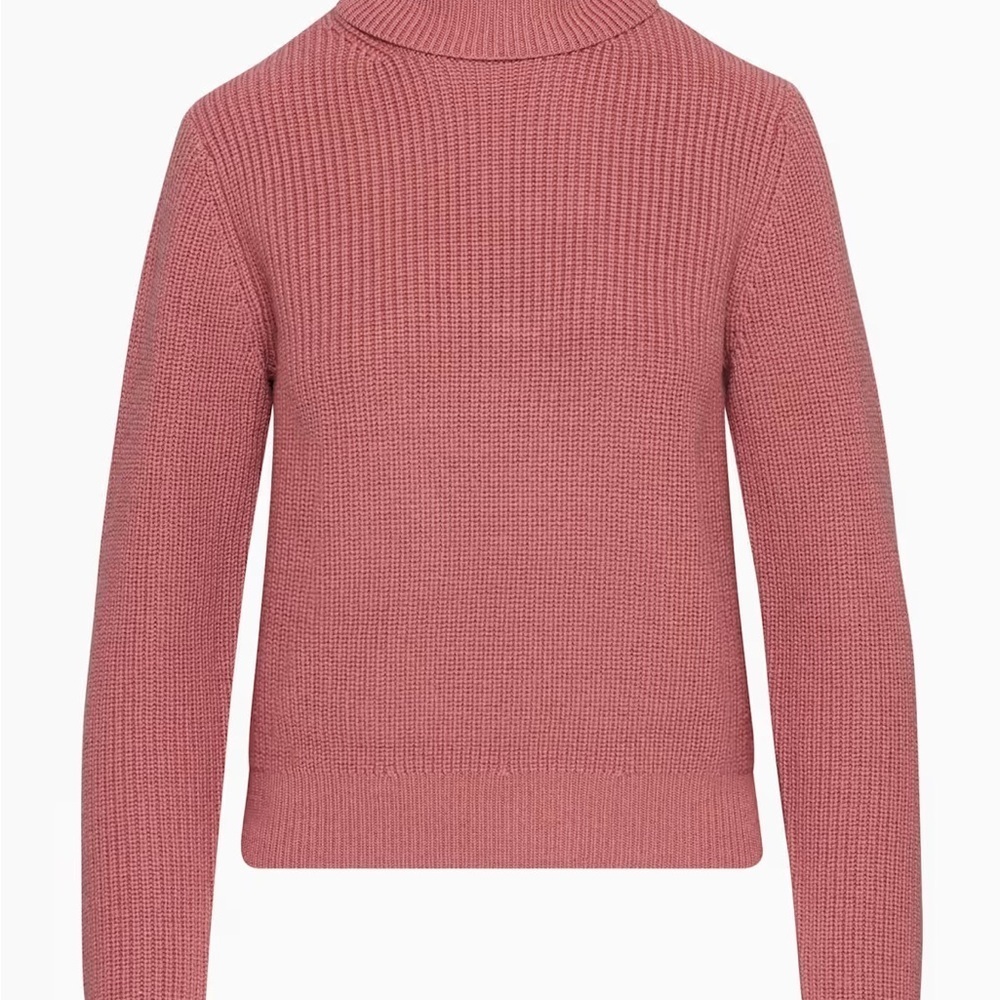 Aritzia Wilfred Free Laurel 100% Wool Turtleneck | Size M Birch - Picture 4 of 12